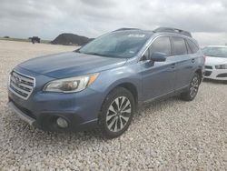 Salvage cars for sale at Temple, TX auction: 2016 Subaru Outback 2.5I Limited