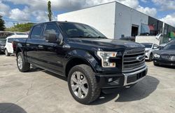 Ford f150 Supercrew Vehiculos salvage en venta: 2016 Ford F150 Supercrew