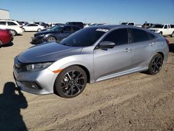 Salvage cars for sale from Copart Amarillo, TX: 2021 Honda Civic Sport