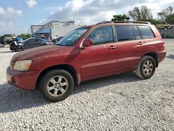 Toyota Highlander Limited salvage cars for sale: 2006 Toyota Highlander Limited