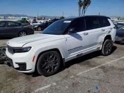 Salvage cars for sale from Copart Van Nuys, CA: 2023 Jeep Grand Cherokee L Summit