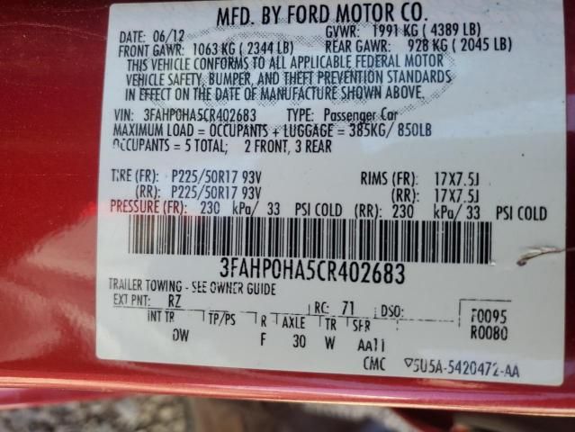 2012 Ford Fusion SE