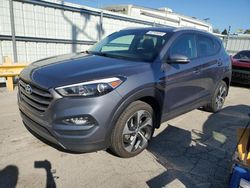 Salvage cars for sale at Dyer, IN auction: 2016 Hyundai Tucson Limited