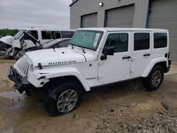 Jeep salvage cars for sale: 2017 Jeep Wrangler Unlimited Rubicon