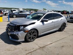 Salvage cars for sale from Copart Grand Prairie, TX: 2018 Honda Civic Sport