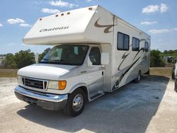 Ford salvage cars for sale: 2007 Ford Econoline E450 Super Duty Cutaway Van