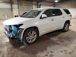 Salvage cars for sale at Chalfont, PA auction: 2018 Chevrolet Traverse High Country