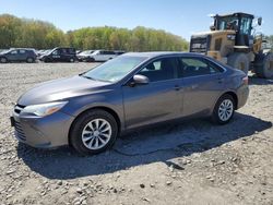 Salvage cars for sale from Copart Windsor, NJ: 2016 Toyota Camry LE