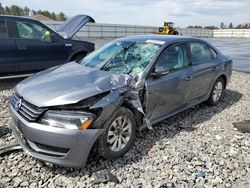 Salvage cars for sale at Windham, ME auction: 2013 Volkswagen Passat S