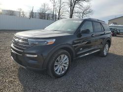Salvage cars for sale from Copart Central Square, NY: 2022 Ford Explorer King Ranch