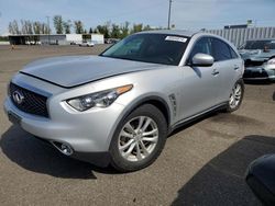 Salvage cars for sale at Portland, OR auction: 2017 Infiniti QX70