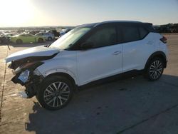 Salvage cars for sale at Grand Prairie, TX auction: 2022 Nissan Kicks SV