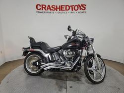 Salvage motorcycles for sale at Dallas, TX auction: 2008 Harley-Davidson Fxstc