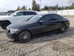 Salvage cars for sale from Copart Graham, WA: 2018 Mercedes-Benz C300
