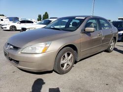 Salvage cars for sale from Copart Hayward, CA: 2003 Honda Accord EX