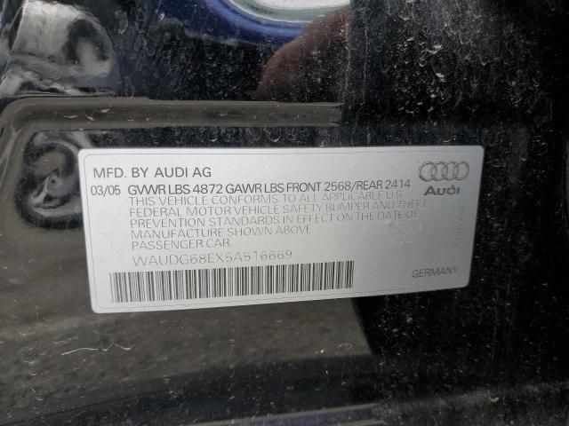 2005 Audi A4 3.2 Quattro