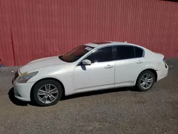Salvage cars for sale at London, ON auction: 2012 Infiniti G37