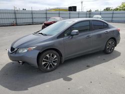 Salvage cars for sale from Copart Antelope, CA: 2013 Honda Civic EX