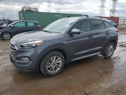 Salvage cars for sale at Elgin, IL auction: 2017 Hyundai Tucson Limited