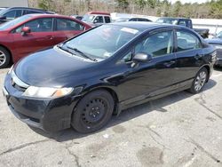 Salvage cars for sale at Exeter, RI auction: 2009 Honda Civic EX