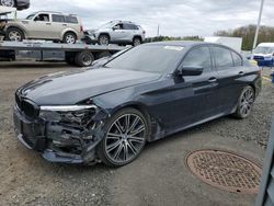 Salvage cars for sale at East Granby, CT auction: 2017 BMW 540 XI