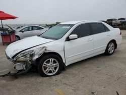 Salvage cars for sale at Grand Prairie, TX auction: 2006 Honda Accord SE