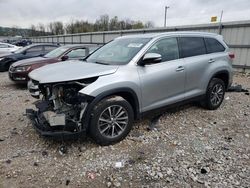 Toyota Highlander se salvage cars for sale: 2019 Toyota Highlander SE