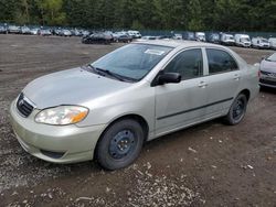 Salvage cars for sale from Copart Graham, WA: 2003 Toyota Corolla CE