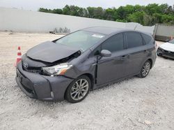 Salvage cars for sale at New Braunfels, TX auction: 2017 Toyota Prius V