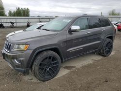 Buy Salvage Cars For Sale now at auction: 2014 Jeep Grand Cherokee Limited