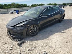 Salvage cars for sale at New Braunfels, TX auction: 2019 Tesla Model 3