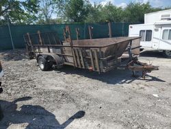 Salvage trucks for sale at West Palm Beach, FL auction: 2014 Homemade Trailer