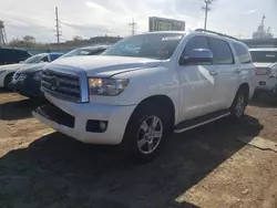 Salvage cars for sale at Chicago Heights, IL auction: 2008 Toyota Sequoia Limited
