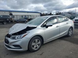 Salvage cars for sale at Pennsburg, PA auction: 2017 Chevrolet Cruze LS