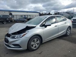 Chevrolet Cruze LS salvage cars for sale: 2017 Chevrolet Cruze LS