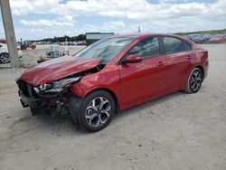Salvage cars for sale at West Palm Beach, FL auction: 2021 KIA Forte FE