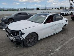 Salvage cars for sale at Van Nuys, CA auction: 2020 Alfa Romeo Giulia TI