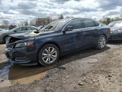 Chevrolet salvage cars for sale: 2017 Chevrolet Impala LT