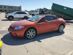 Salvage cars for sale from Copart Wilmer, TX: 2007 Mitsubishi Eclipse Spyder GT