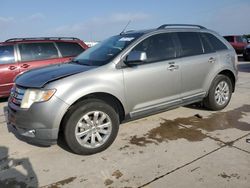 Salvage cars for sale at Grand Prairie, TX auction: 2008 Ford Edge SEL