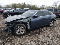 Salvage cars for sale at Chalfont, PA auction: 2010 Infiniti G37