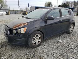 Chevrolet Sonic lt salvage cars for sale: 2012 Chevrolet Sonic LT