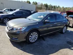 Salvage cars for sale from Copart Exeter, RI: 2015 Honda Accord EXL