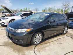 Honda salvage cars for sale: 2012 Honda Civic EX