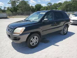Salvage cars for sale from Copart Fort Pierce, FL: 2008 KIA Sportage EX