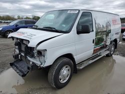 Salvage cars for sale at Cahokia Heights, IL auction: 2014 Ford Econoline E250 Van