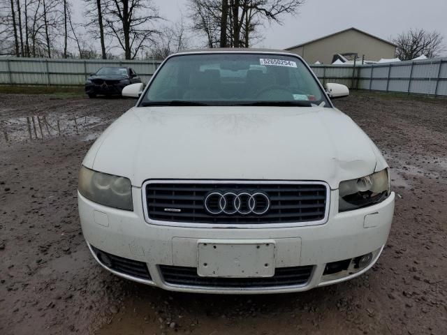 2005 Audi A4 Quattro Cabriolet