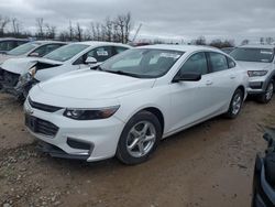 Chevrolet Malibu ls salvage cars for sale: 2018 Chevrolet Malibu LS