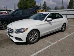 Vehiculos salvage en venta de Copart Rancho Cucamonga, CA: 2015 Mercedes-Benz C300