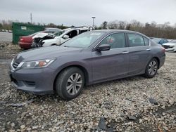 Salvage cars for sale at Exeter, RI auction: 2015 Honda Accord LX